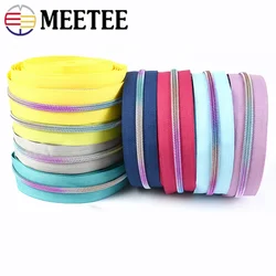 2/5/10Meters 5# Nylon Zipper Tapes for Sewing Textile Coat Luggage Plastic Zippers Repair Kit DIY Bag Garment Accessories