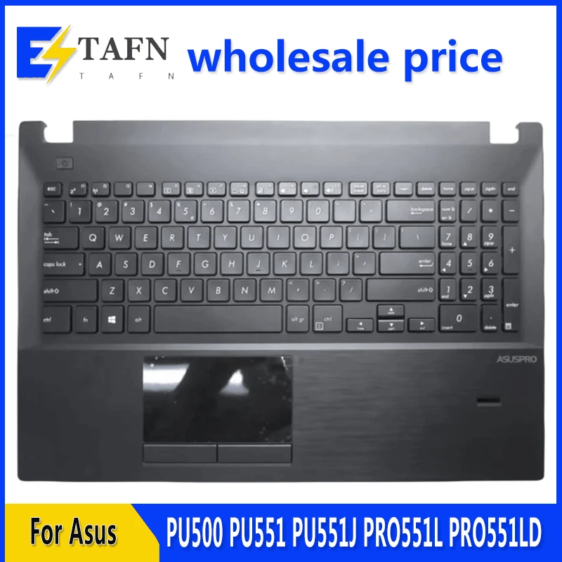 

New For ASUS PU500 PU551 PU551J PRO551L PRO551LD PRO553U PRO552L MP-12N33us-4421w Laptop US Keyboard With Palmrest Black