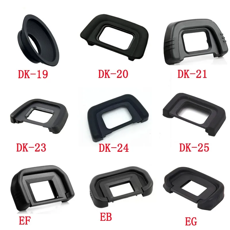 1 PCS DK-19 DK-20 DK-21 DK-23 DK-24 DK-25 DK-5 EF EB EG EC Rubber Eye Cup Eyepiece Eyecup for nikon canon SLR Camera