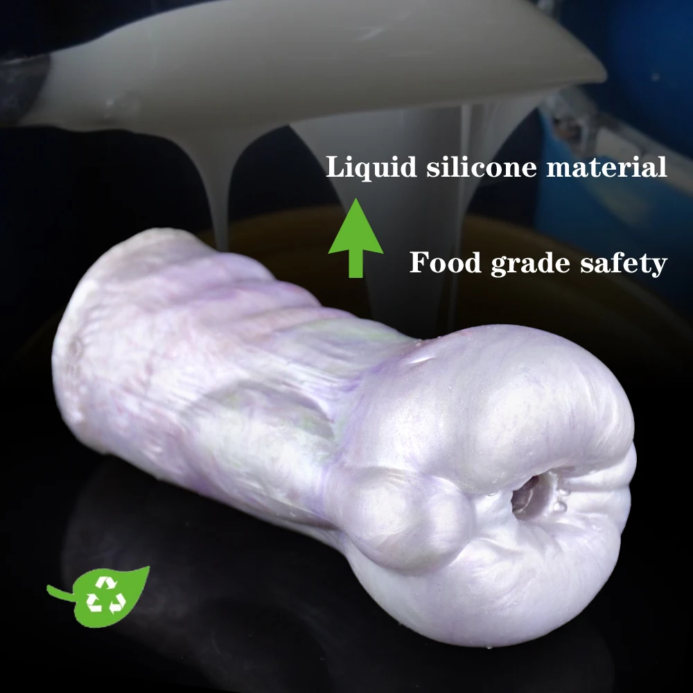 GEEBA Dog Shaped Male Masturbator Silicone Artificial Vagina Masturbation Cup For Men Realistic Pocket Pussy Sex Toys