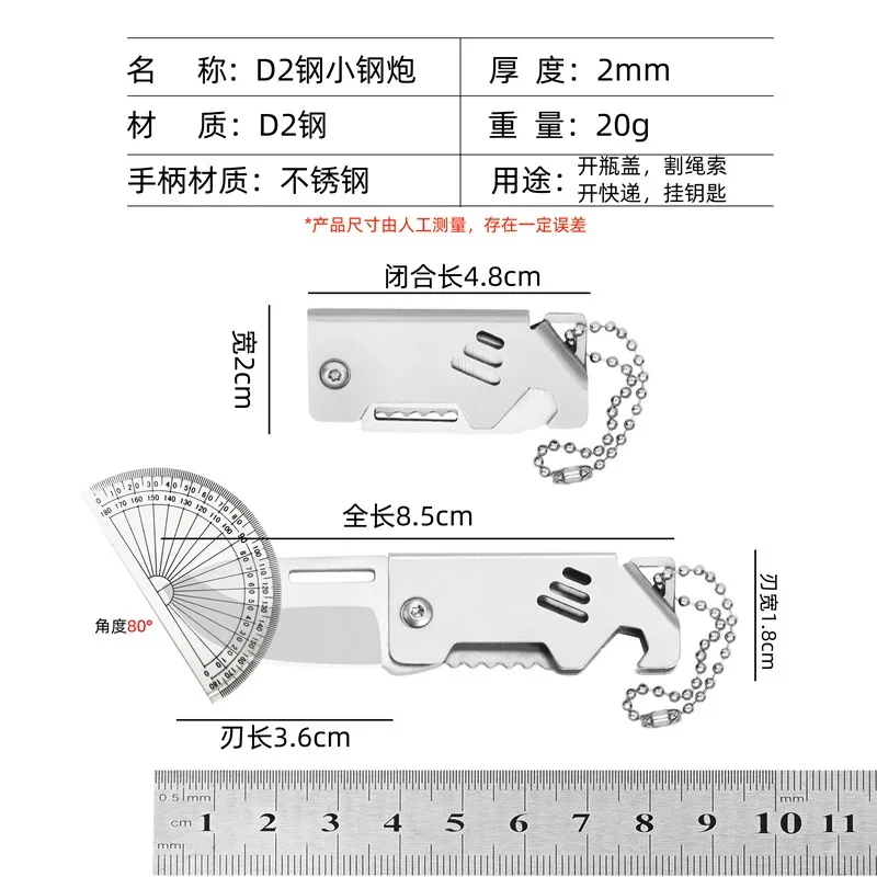 2024 Portable Outdoor knife Stainless steel folding knife sharp fruit  Portable knife survival high hardness image 4