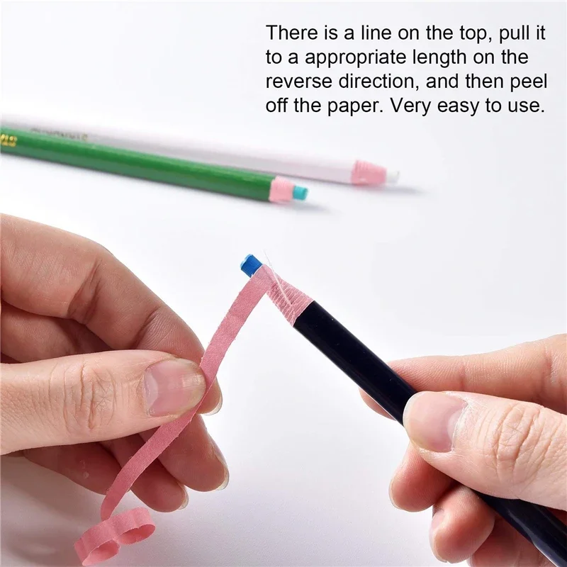 3/12PCS Fabric Marking Pens, Sewing Chalk Pencils for Tailoring, Washable DIY Craft Tools, Dressmaker Accessories