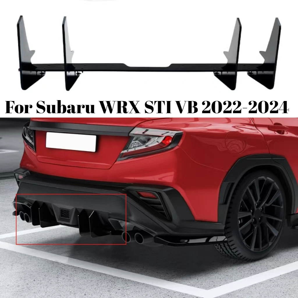 

For Subaru WRX STI VB 2022+ Rear Lip and Rear Blade Spoiler Optimized Air Flow Enhancing Premium Appeal Trace-Free Installation