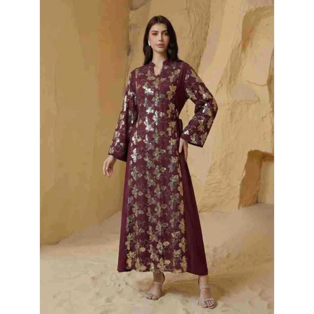 

Ид мусульманское праздничное платье для женщин Джалабия Абая Рамадан длинные платья Абая женское кимоно с вышивкой халат кафтан Vestidos 2024