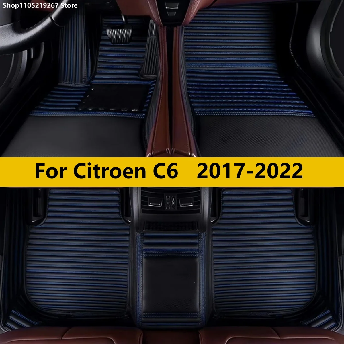 

Custom For Citroen C6 2017 2018 2019 2020 2021 2022 Auto Floor Mats Automobile Cover Interior Accessories