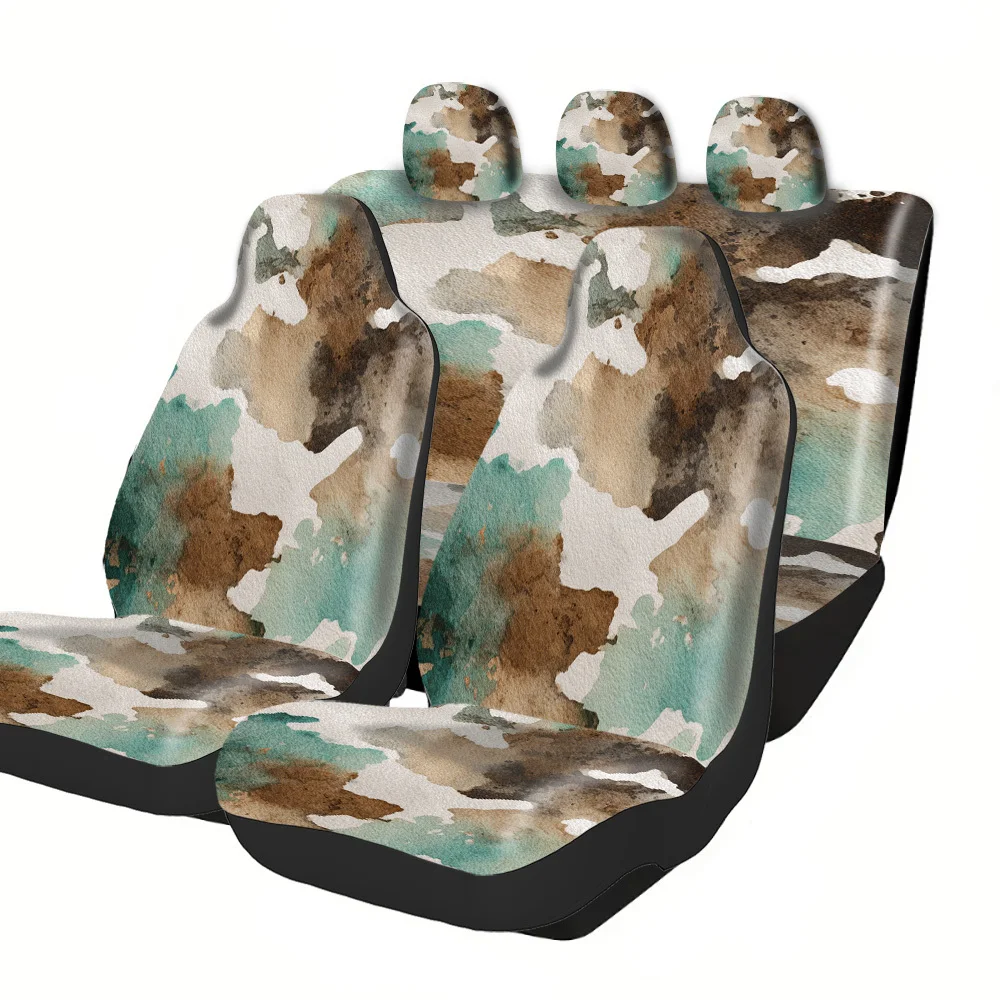 Car Seat Protectors Featuring Watercolor Abstract Designs For Halloween, Christmas, New Year, And Easter. A Perfect Gift For Fri