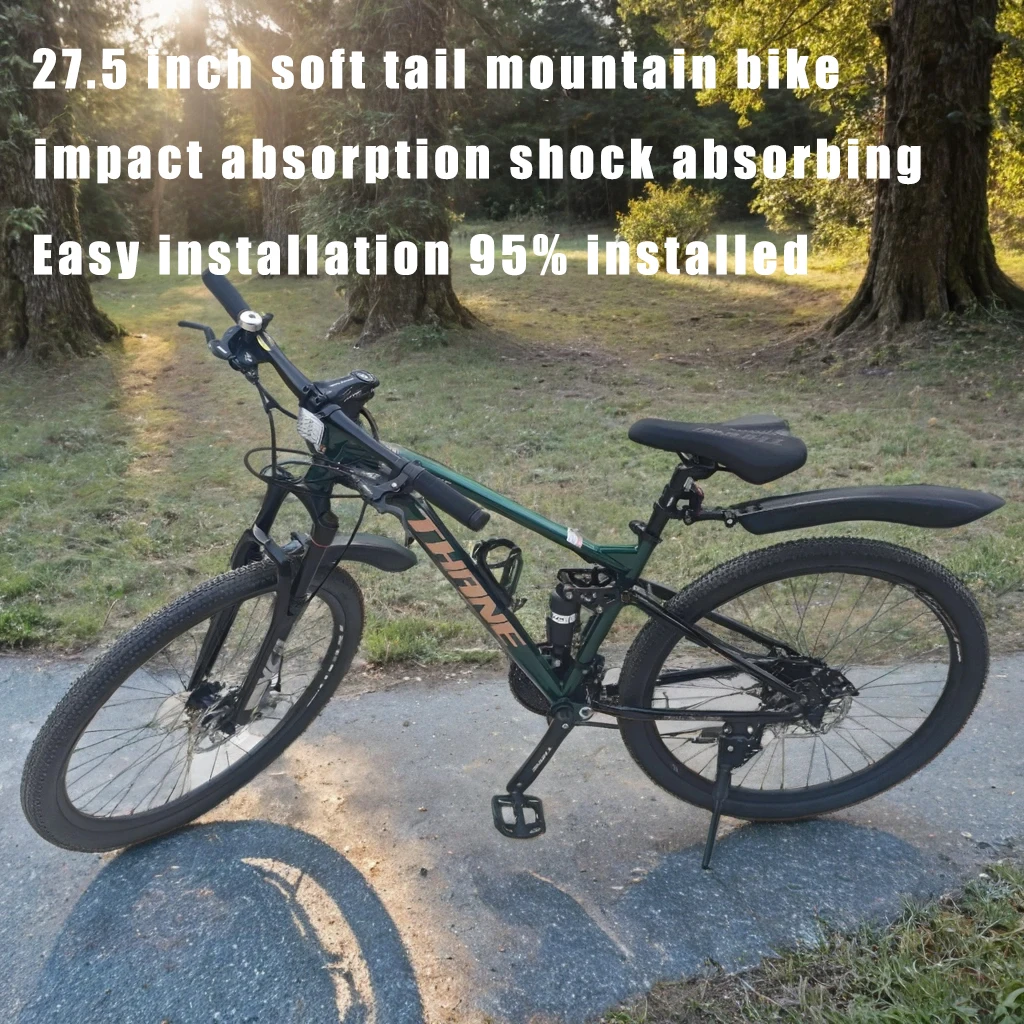 

27,5-дюймовый горный велосипед с мягким подвесом, 27/30 скоростей, для даунхилла, с амортизацией, для бездорожья