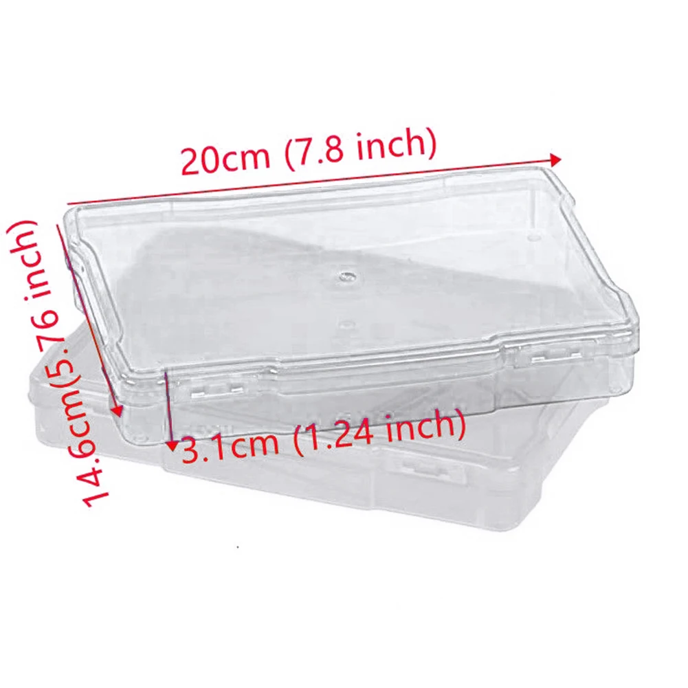 Photo Storage Box 5x7inch Photograph Picture Album Organiser Craft Container For Jewelry Tools Screws Parts Hardware Boxs