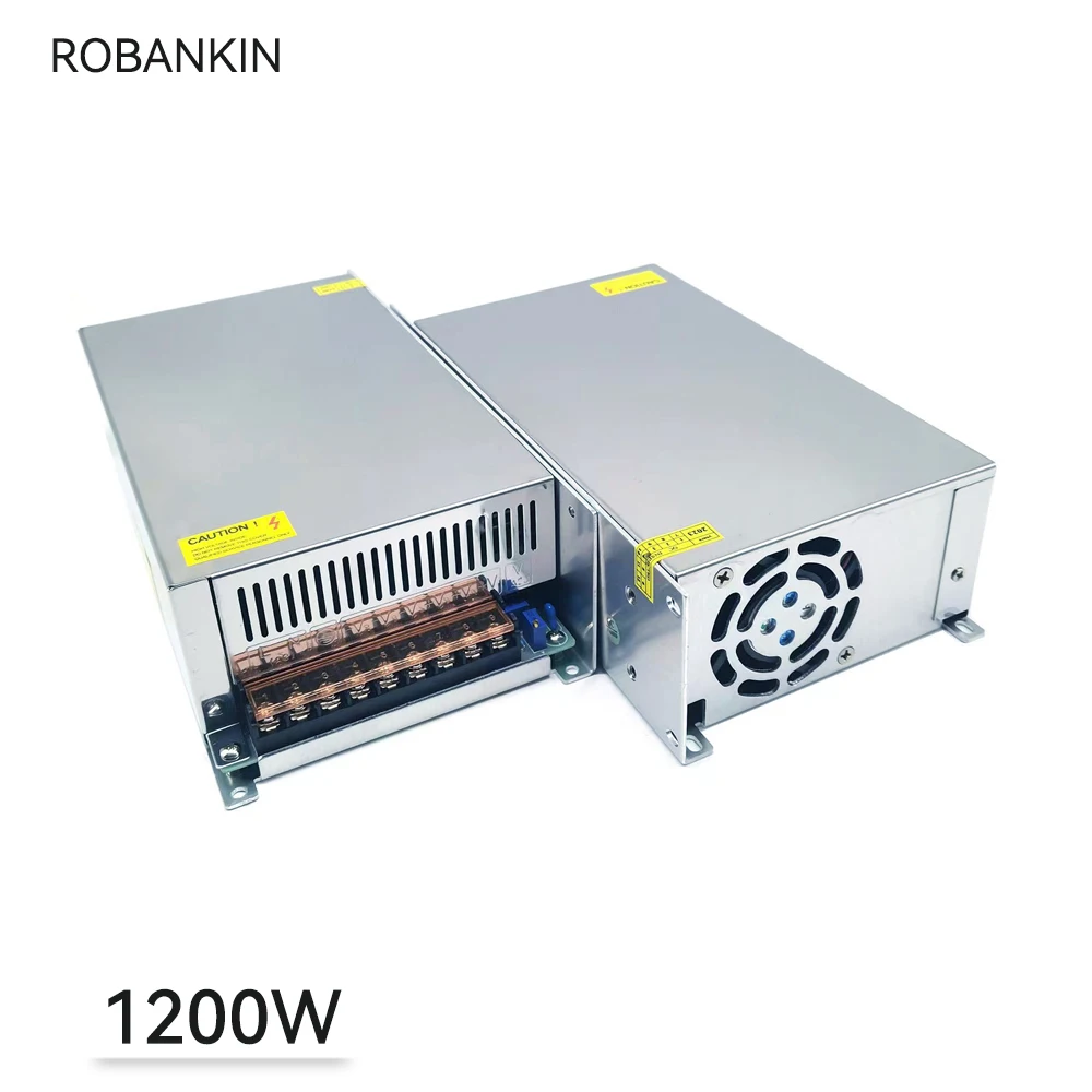 

1200W Switching Power Supply AC110V 220V To DC12V 24V 36V 48V 100A 50A 30A 25A 1200W Source Transformer SMPS