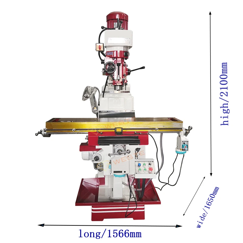 High Precision CNC Milling Machine 5H Universal Turret Milling Machine X6330