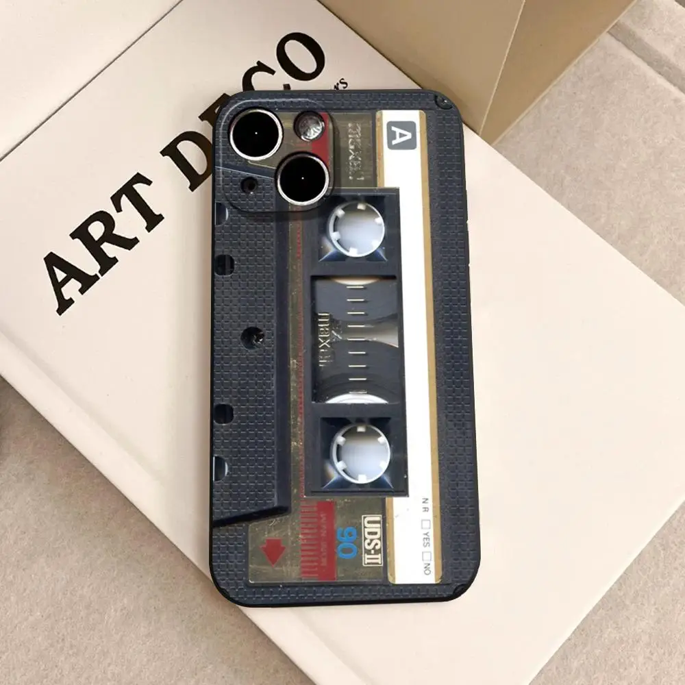 

Retro cassette player Phone Case For iPhone 17 Air 16 15 14 Plus 13 12 11 Pro Max 16e Shockproof HD Clear Back Cover