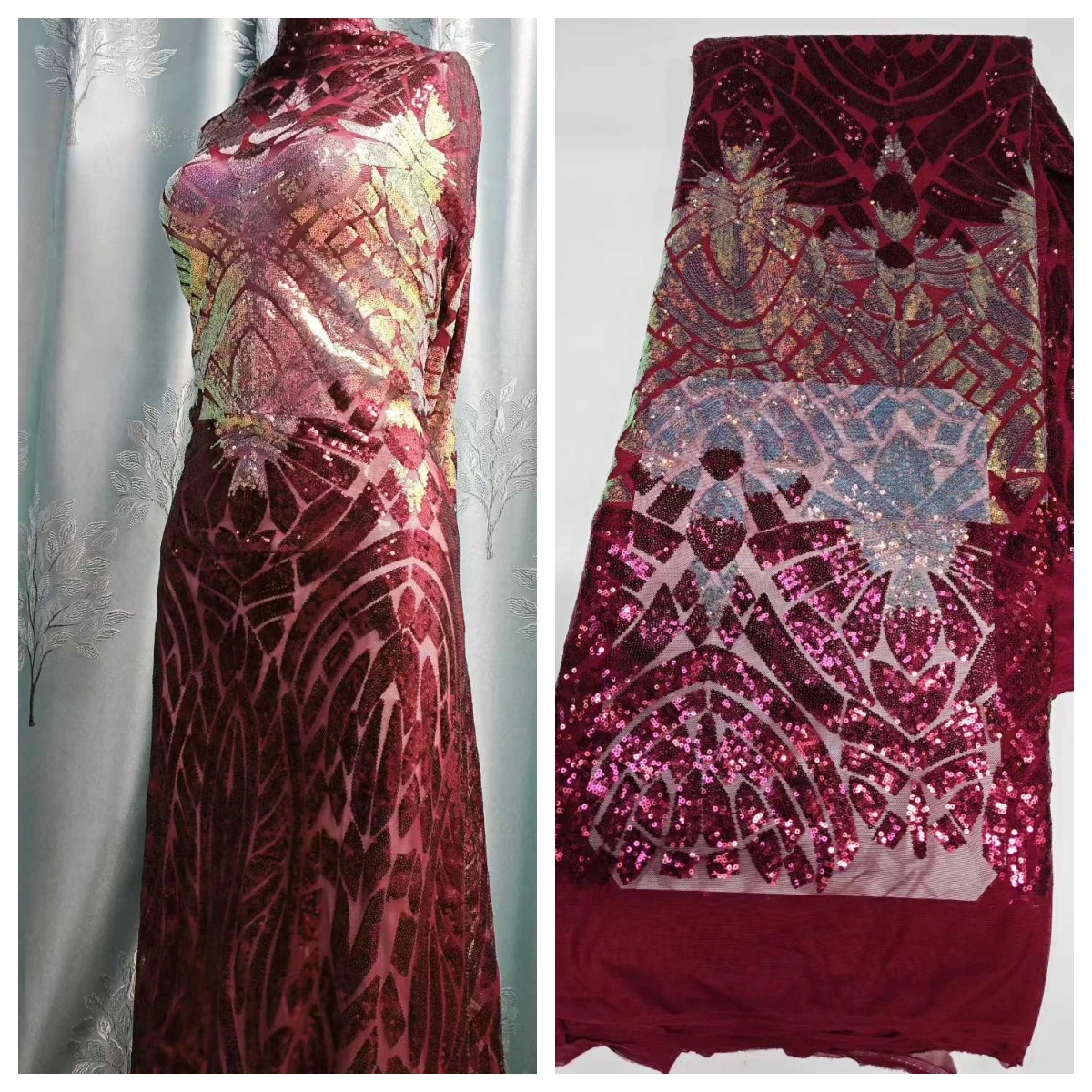 

Оптовая продажа, модная африканская бархатная кружевная ткань с блестками, высокое качество, женская вечерние блестки, вышивка, нигерийские кружевные материалы