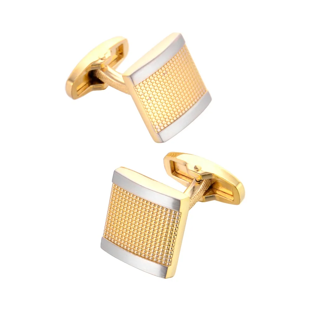 Luxury Fashion Cufflinks For Mens French Shirt Style Designer Buttons Gold High Quality Luxury Wedding Groom Jewelry Gift