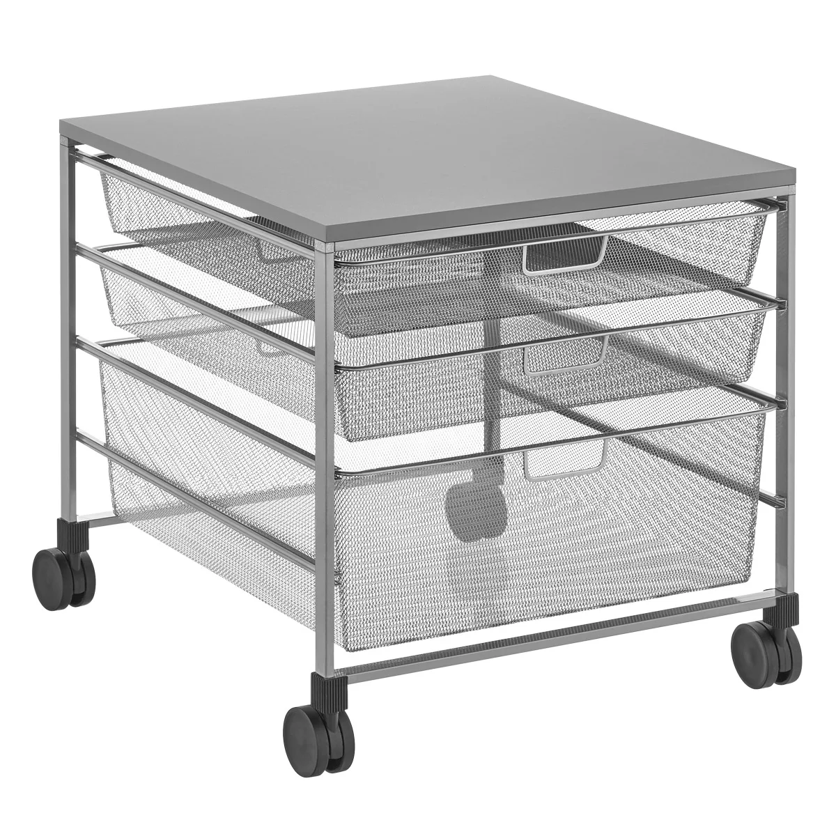 Elfa Printer/Fridge Cart Platinum