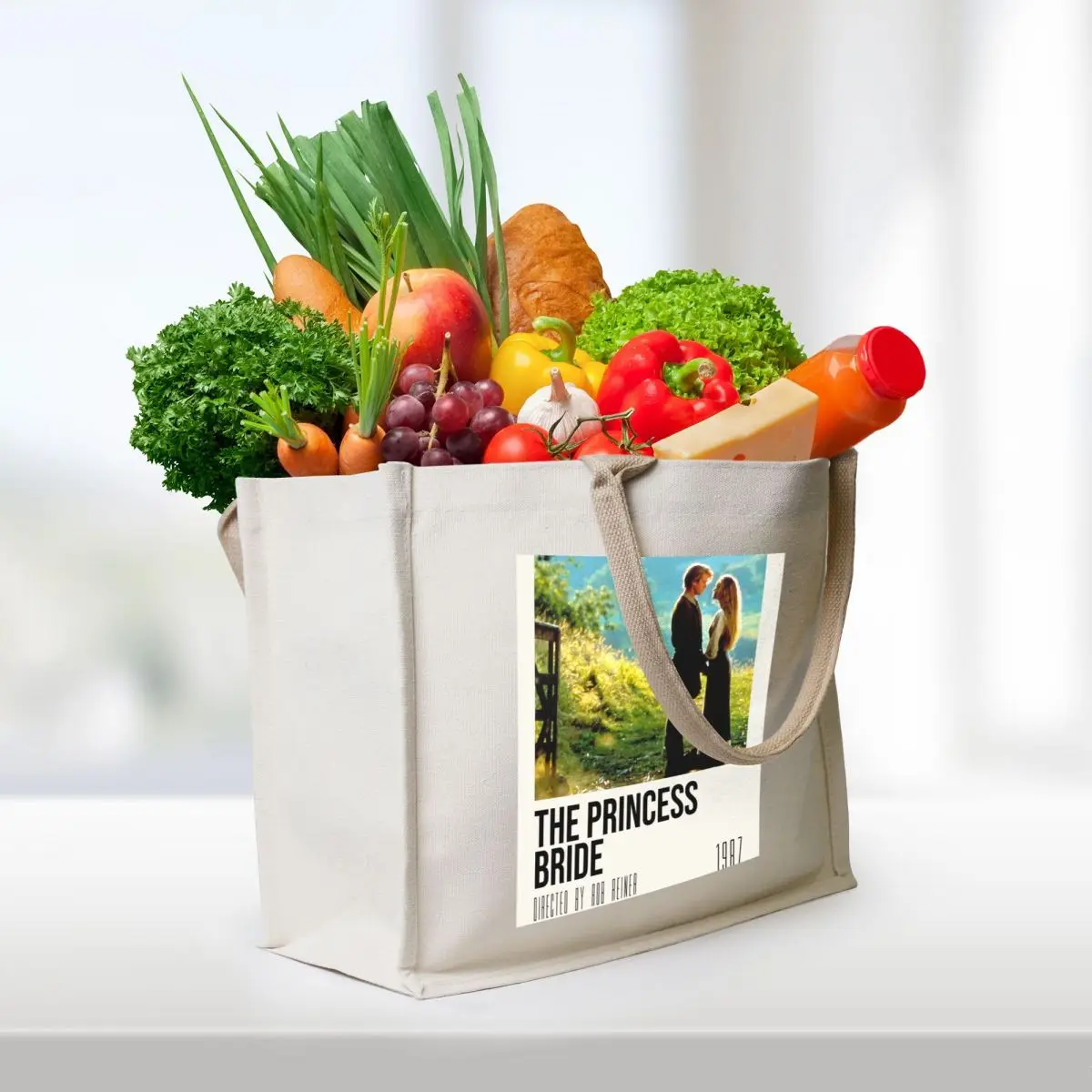 The Princess Bride Movie Poster Classic Tote Bag woman shopping bag canvas tote bags Cloth bags