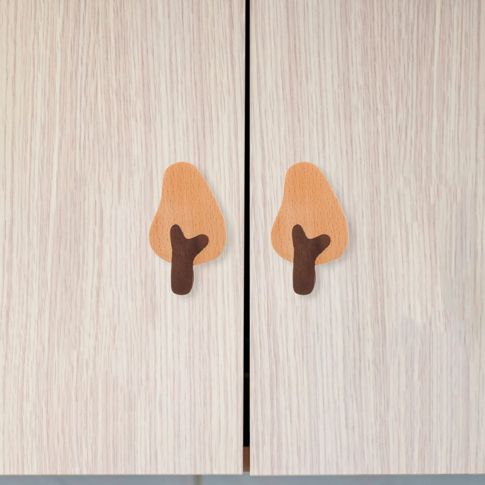 

Strawberry Tree Pulls Drawer H les Furniture Knobs Closet Doors Dressing Table Wooden Hanging Pulls Kitchen Cupboard Door Knobs