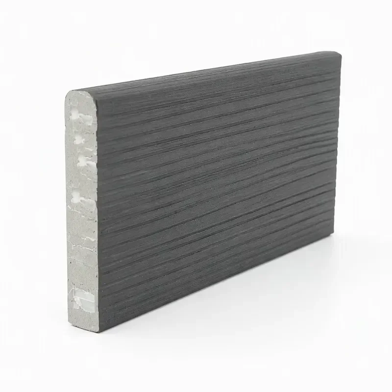 Custom Item, Contact Us Durable Premium Polyurethane Bullnose Decking Anti-Fatigue Composite Plank for Commercial Outdoor