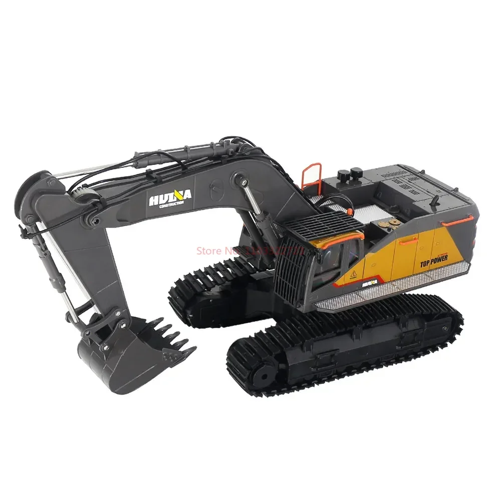 Huina 2.4g Scale Alloy Professional Long Arm Rc Excavator Caterpillar Truck Remote Control Car Engineering Vehicle Toy Boy