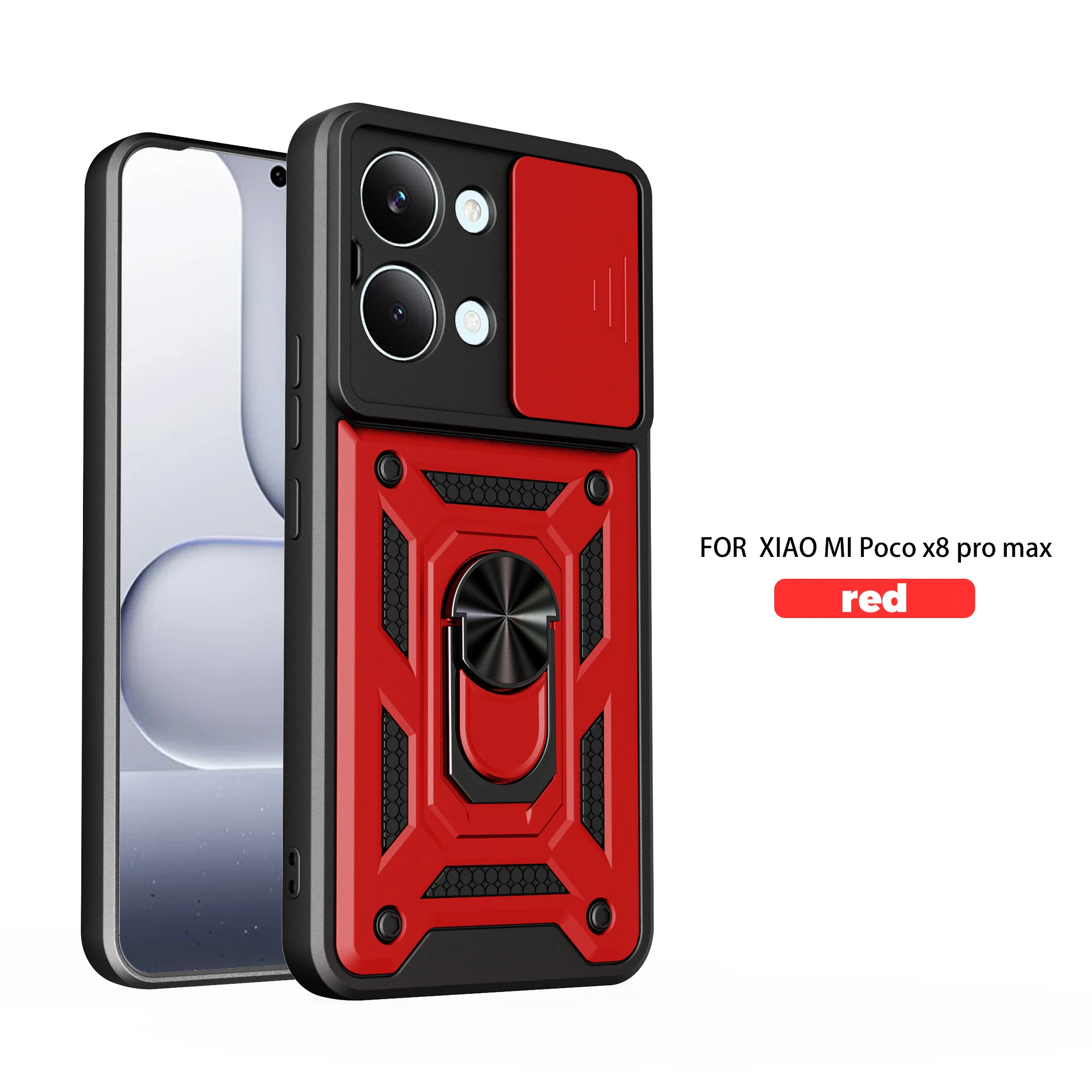 Stoßfeste Panzerhülle für Mi POCO X8 Pro Max Autohalterung Handyhülle für POCO X8 X7 X6 Pro X7 X6 Kameraschutz Fundas