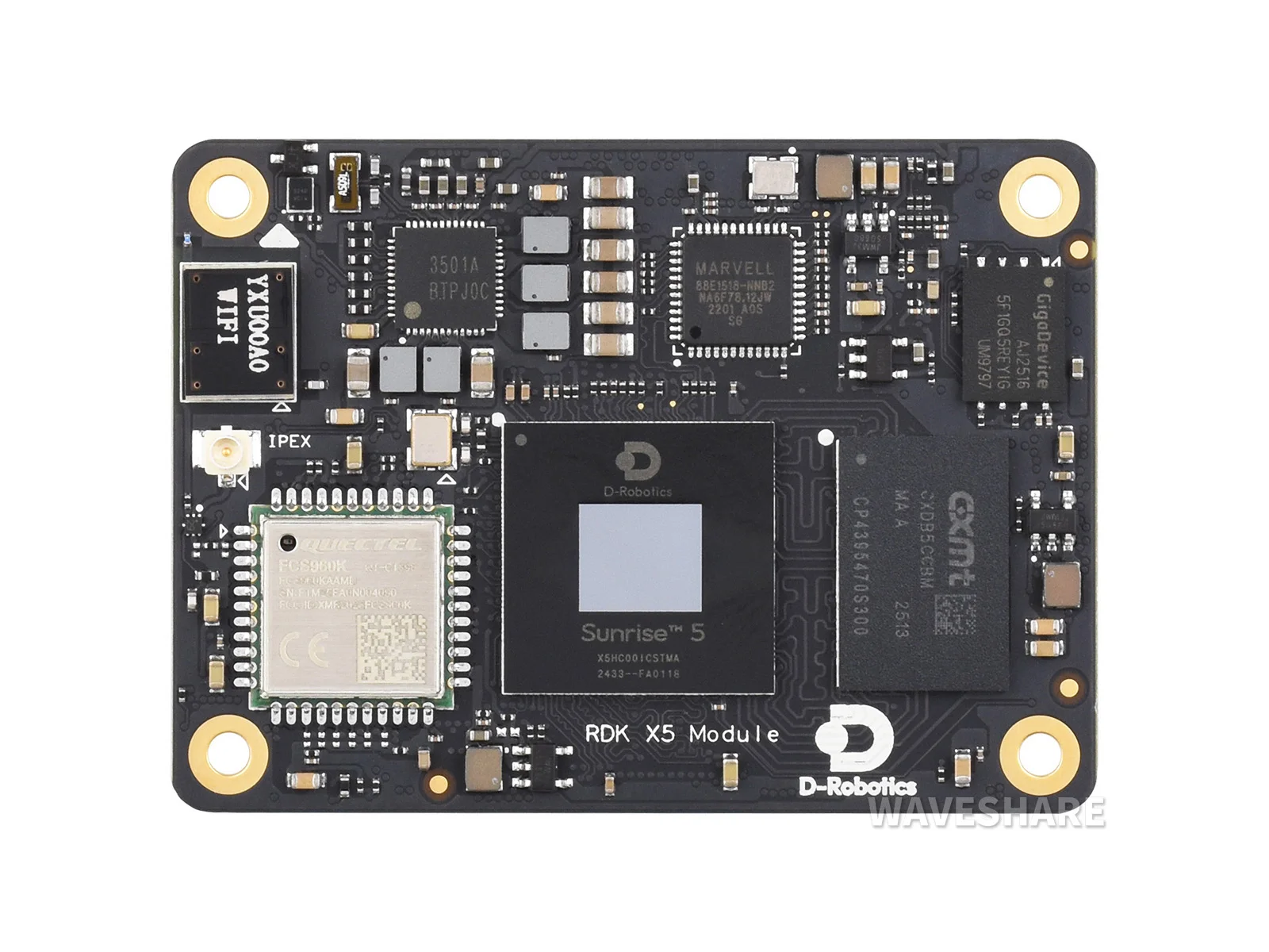 RDK X5 MD 104032، وحدة D-Robotics RDK X5 AI، 10 طاقة حوسبة، وحدة معالجة مركزية مدمجة ثماني النواة Cortex A55، لاسلكية، 4RAM، 32EMMC #2