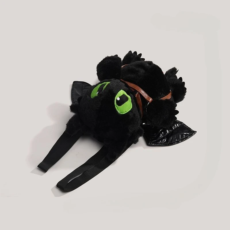 New How to Train Your Dragon Toothless Cartoon Cute Anime Merchandise Plush Doll Backpack Creative Personalized Cute Backpack - view 4