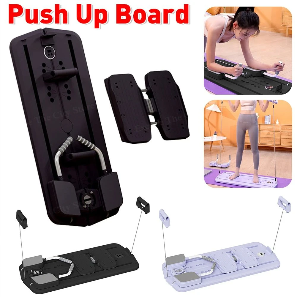 Multifunctional Abdominal Board Home Gym Equipment with Mobile Phone Stand, Portable Push-up Board Sports exercise equipment