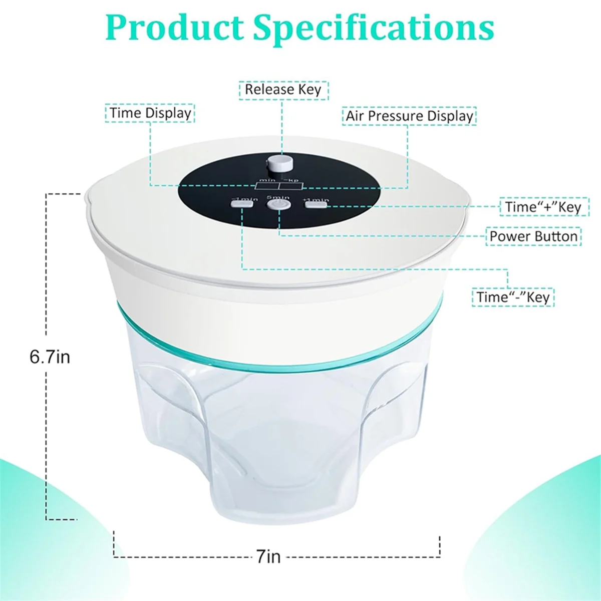 جديد الراتنج فقاعة مزيل 3-9 دقائق كفاءة 99% فقاعة إزالة-95kPa الراتنج فراغ 2L راتنجات الايبوكسي آلة الرش الولايات المتحدة التوصيل