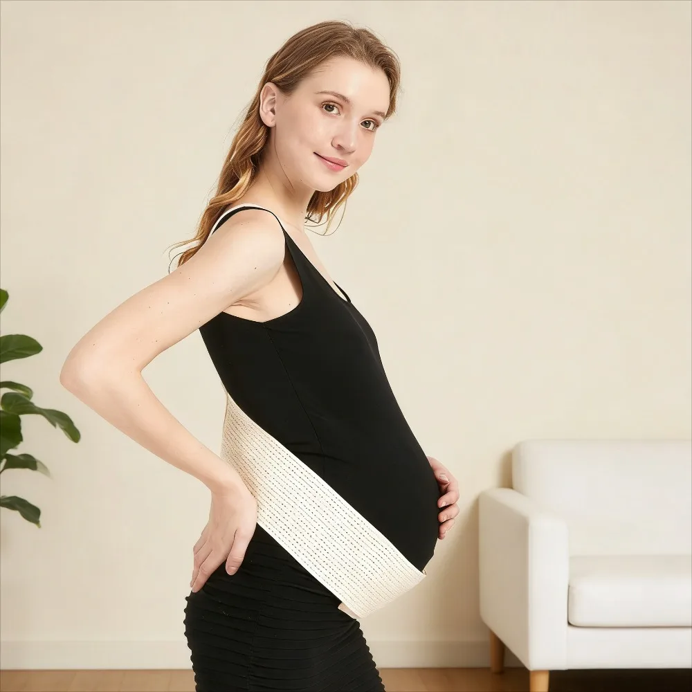 

Пояс для поддержки живота с плечевыми ремнями Дышащий поясничный пояс для беременных Пренатальный пояс для поддержки живота