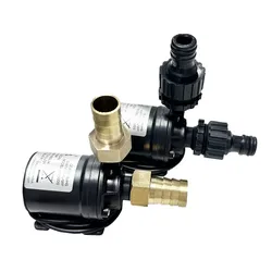 Water Pump 12V DC 24V Mini Brass quick joint Brushless Heater Solar Hot Water Pumps 1/2