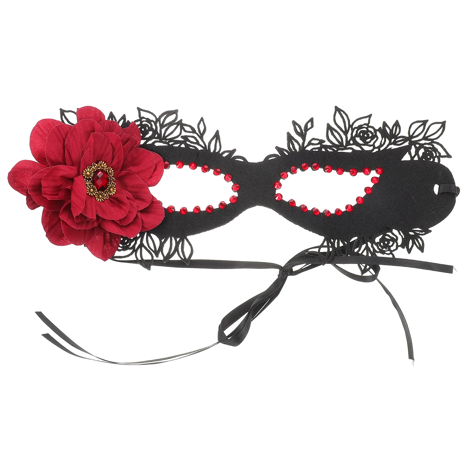 

Flower Dance Mask Party Masks for Adults Masquerade Women Halloween Eye Lace Fancy Dress Half