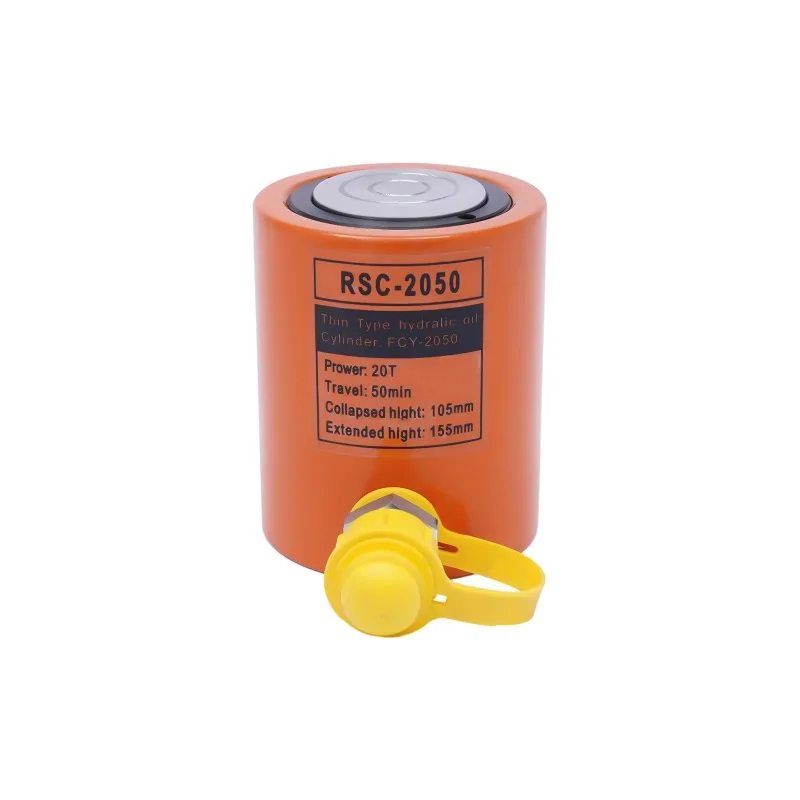20T الهيدروليكية رام جاك مضخة يدوية صغيرة واحدة التمثيل رفع اسطوانة 0.512 "السكتة الدماغية المحمولة لآلات بناء السفن