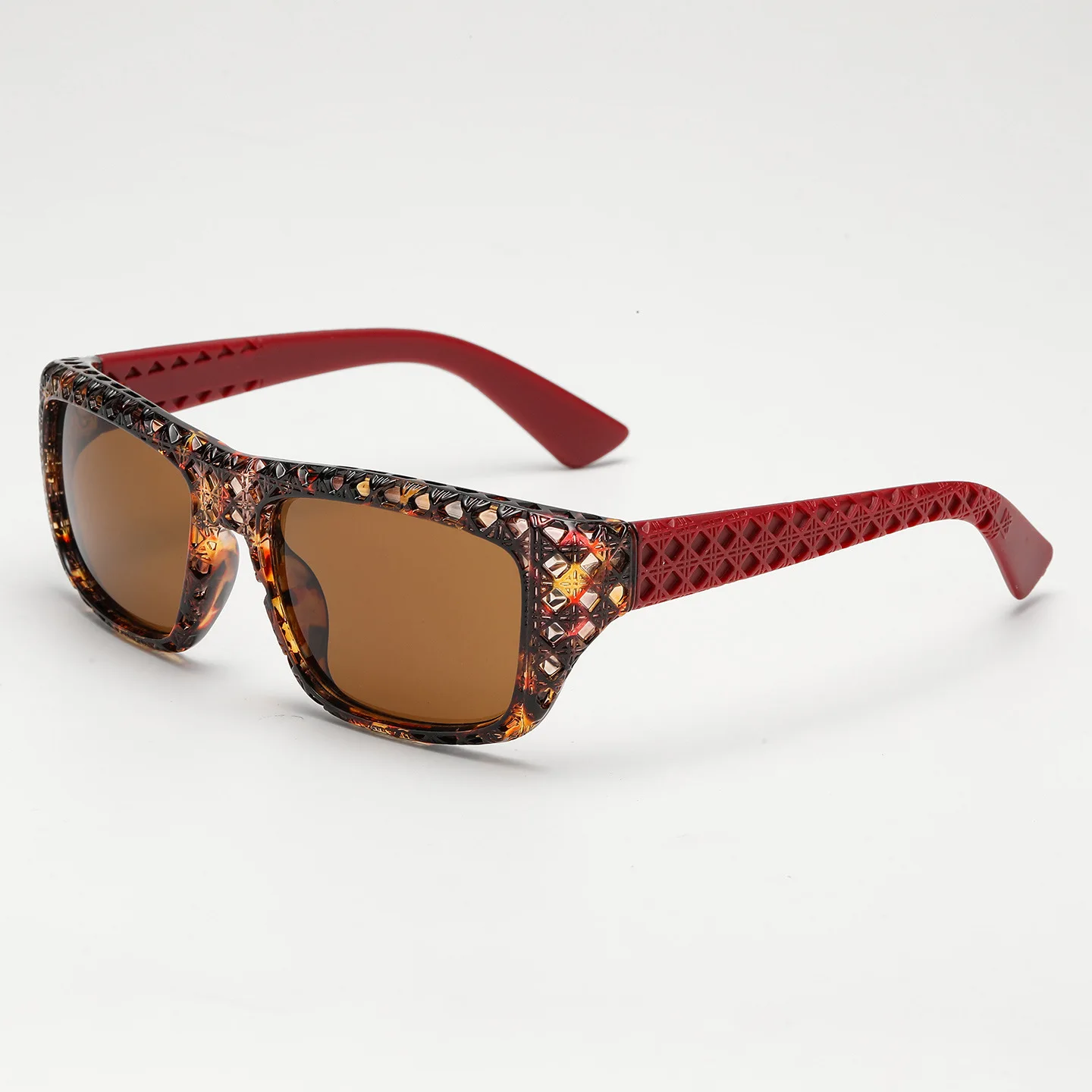 New Fashion Metal Small Frame Square Designer Women's Sunglasses Sunglasses with Simple Lines Star Same Style