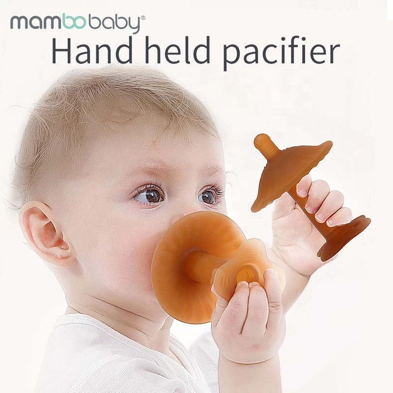 Mambobaby Silicone Baby Teether Pacifier Simulation Breast Design Soother Eco-friendly Food Grade For Newborn