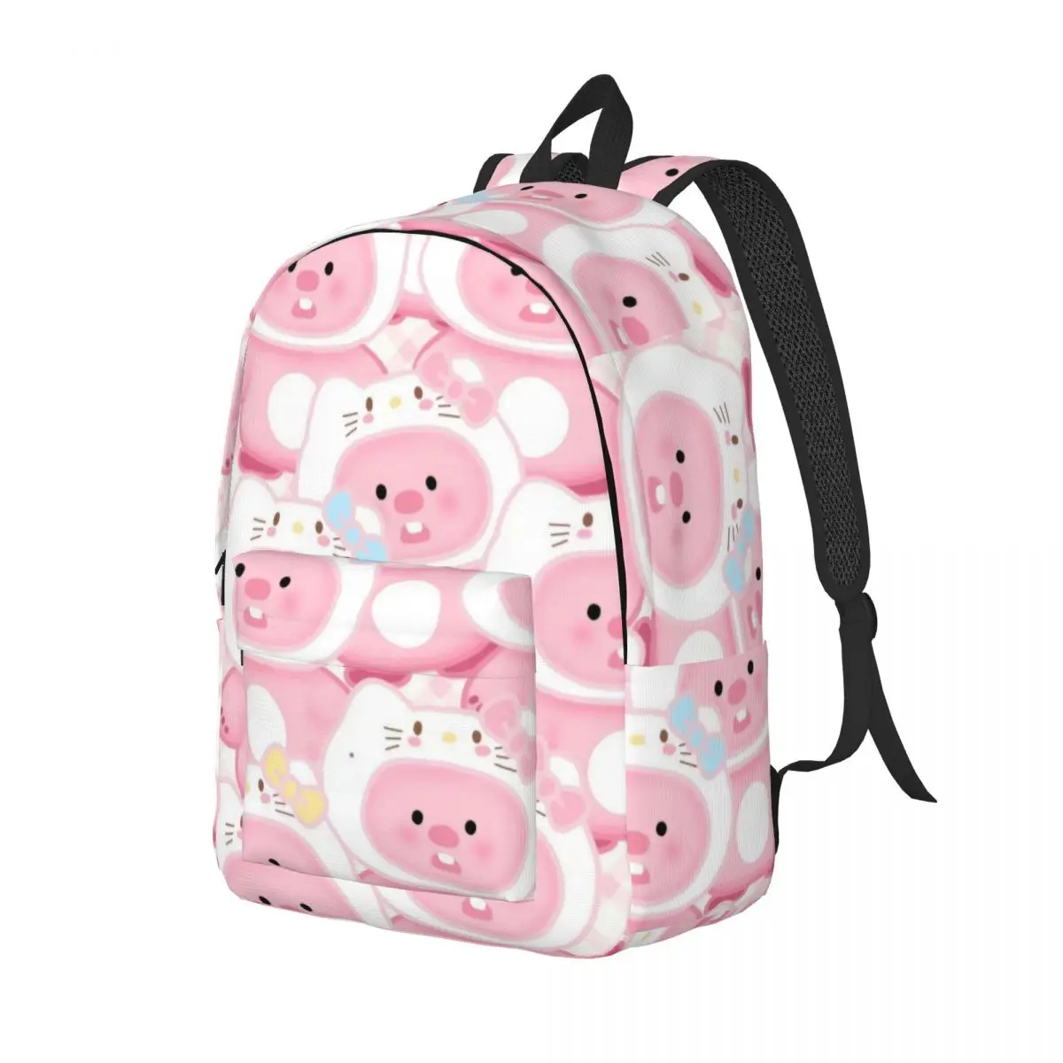 Kawaii Loopy Cartoon Beaver Backpack for Men Women Fashion Student Business Daypack Cute Laptop Computer Canvas Bags Gift