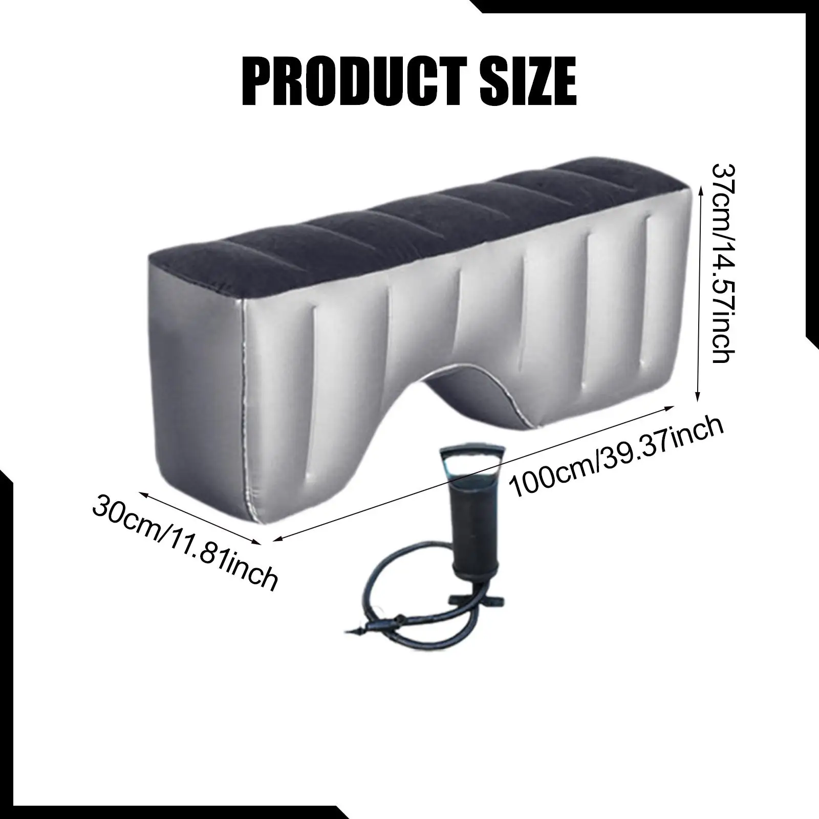 

Portable Inflatable Car Air Travel Mattress Back Seat Gap Pad Air Bed for SUV Touring Camping Sleep
