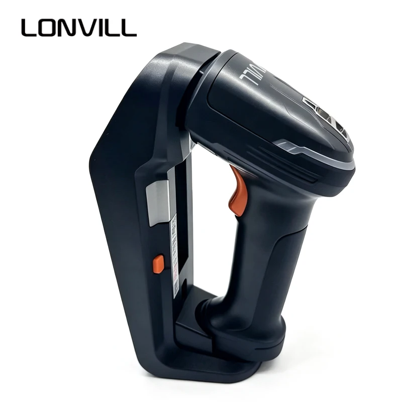 LONVILL Industrial DPM Barcode Scanner Metal Engraving PCB Etching Direct Part Marking 1D 2D Wall-mounted Wireless Scanning Gun