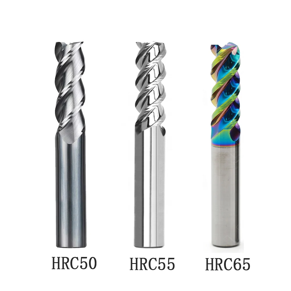 3 Flute Carbide Milling Cutter Tungsten End Mill CNC Tool woodworking tools Aluminum Fiberglass Acrylic Wood Copper Plastic