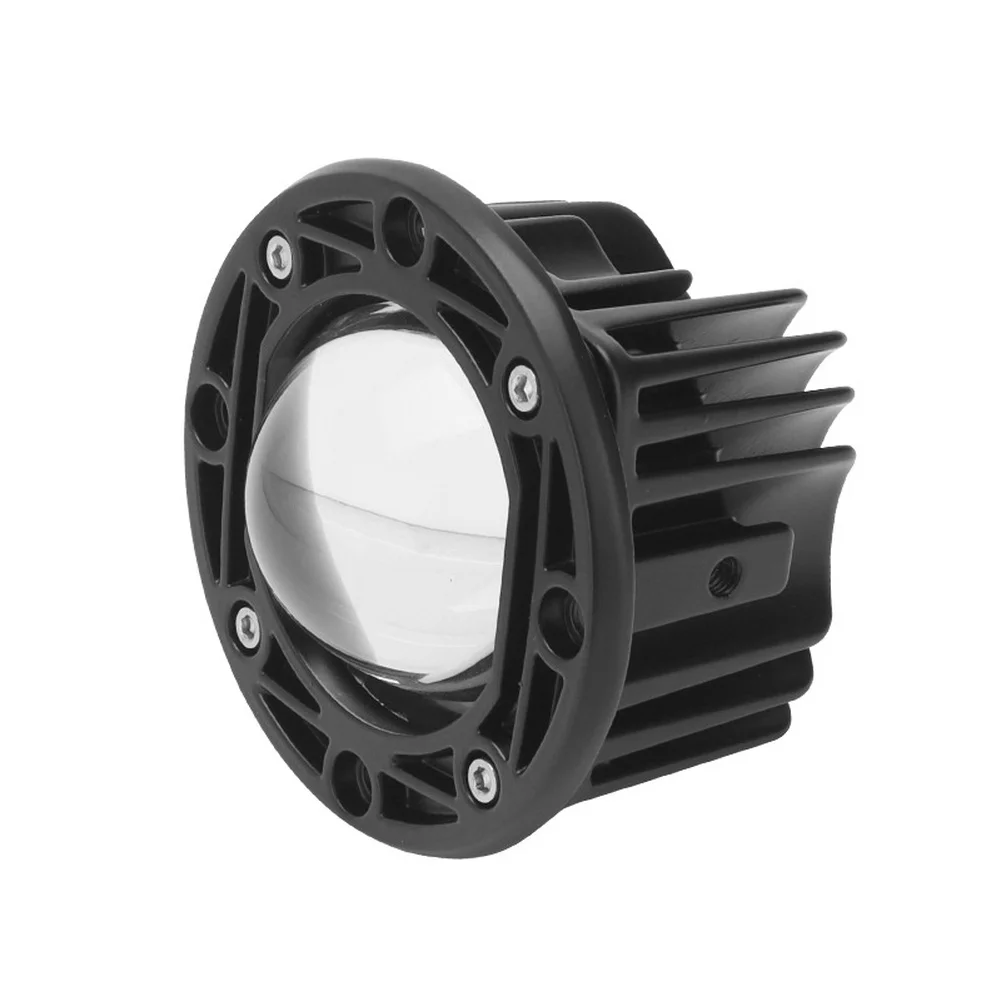 Motorcycle LED Headlight with Dual Beam Design IP67 Waterproof Aluminum Alloy Housing Compatible with 12V 80V Systems