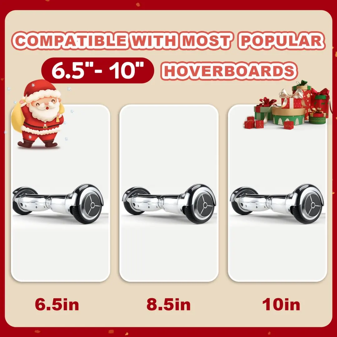 อุปกรณ์เสริมที่นั่งสำหรับโฮเวอร์บอร์ด 2 ชิ้น ใช้ได้กับโฮเวอร์บอร์ดขนาด 6.5 นิ้ว/ 8 นิ้ว/ 10 นิ้ว, รถโกคาร์ทสำหรับเด็กและผู้ใหญ่, อุปกรณ์เสริมสำหรับการทรงตัวอัตโนมัติ