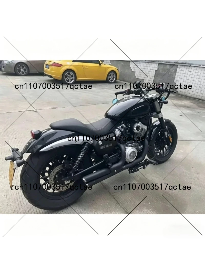 Suitable for 300 Modified Exhaust BD300 Modified  VH Double Out Horseshoe Sound Non-destructive Installation
