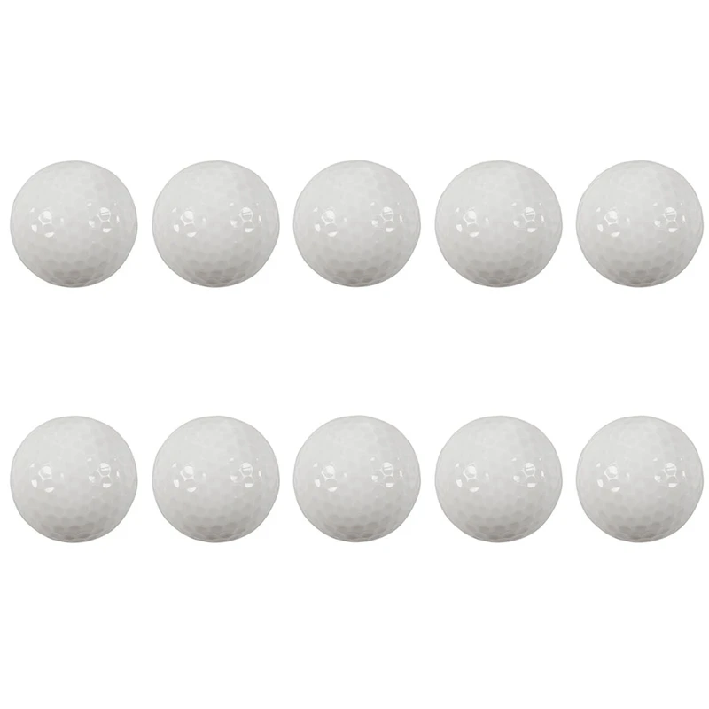 

Hot 10Pcs/Lot Golf Balls Luminous Light Up Golf Balls Bright Night Glow Golf Ball