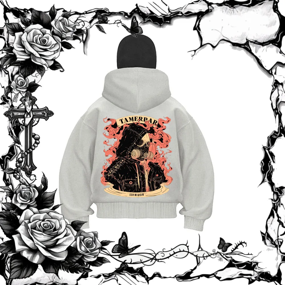 

Cross border Korean zipper and handsome hooded cardigan sweatshirt for men and women with casual style