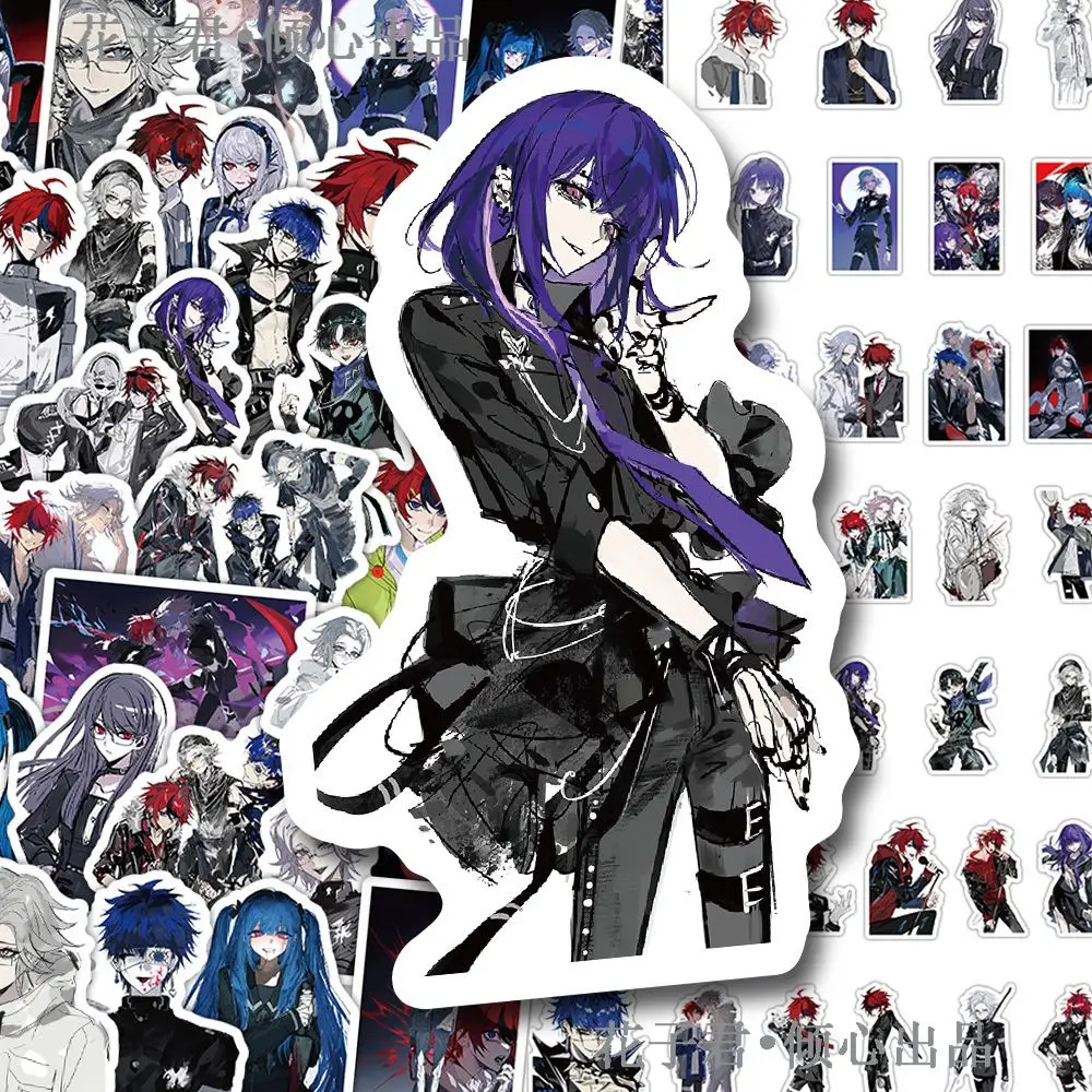 100 pcs set Cartoon Painting Creative Sticker Mobile Phone Decoration COS Game HUNDREN LINE Sumino Takumi Aotsuki Eito Gift Toys