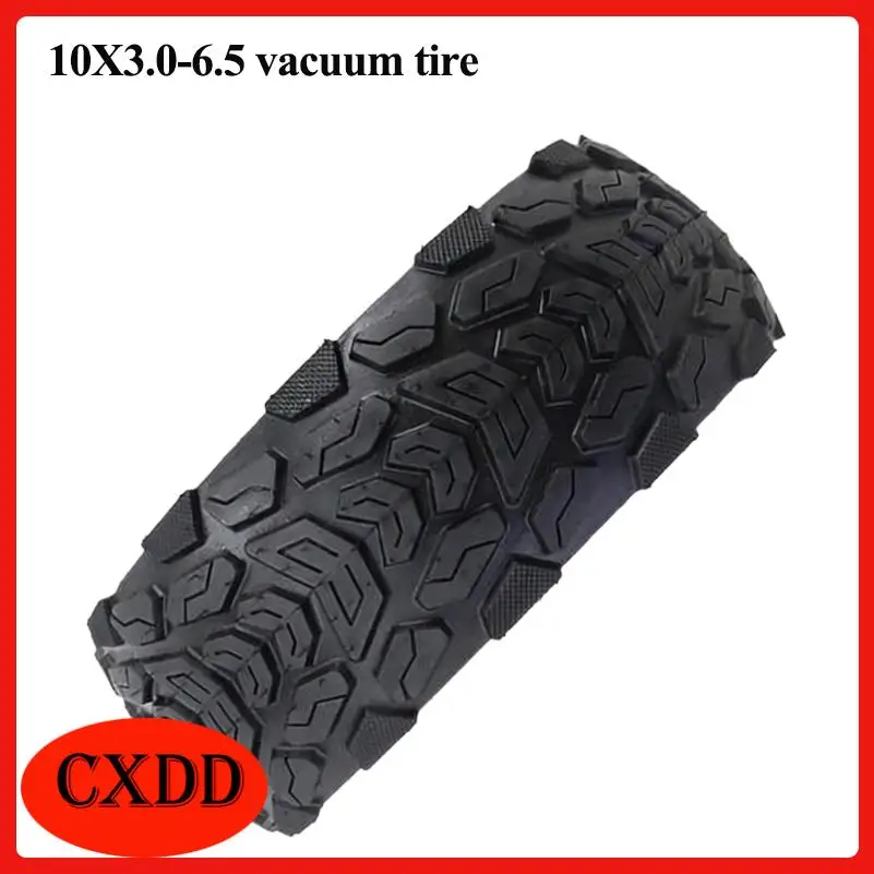

10x3.0-6.5 Heart-Shaped Vacuum Tire 10 Inch Explosion-Proof Tubeless for Electric Scooter Off-Road