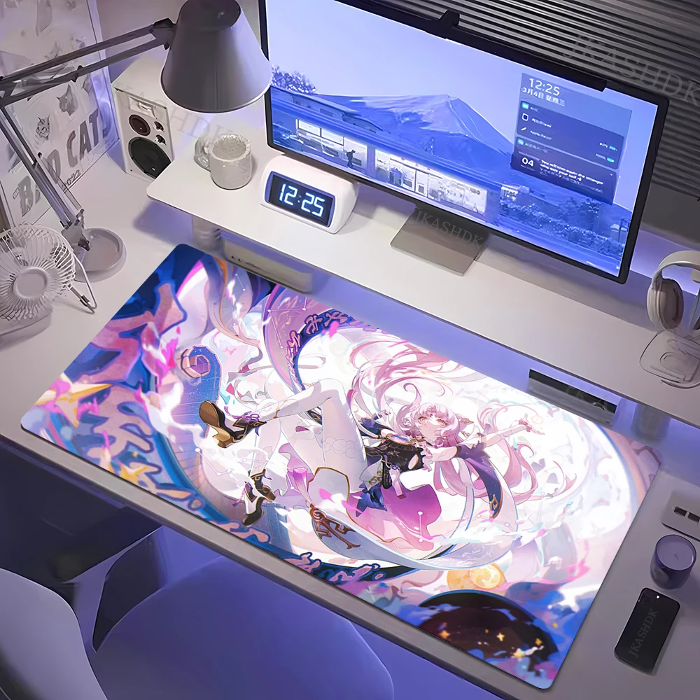 Game Honkai Star Rail Mousepad Fu Xuan Mouse Mat Desk Mat With Pad Gaming Accessories Prime Gaming XXL Keyboard Pads Padding Mat