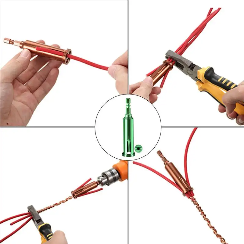 Twisted Wire Tool Automatic Wire Stripper Cable Peeling Twisting Electrician Cable Artifact Connector Twist Wire Cable Hand Tool