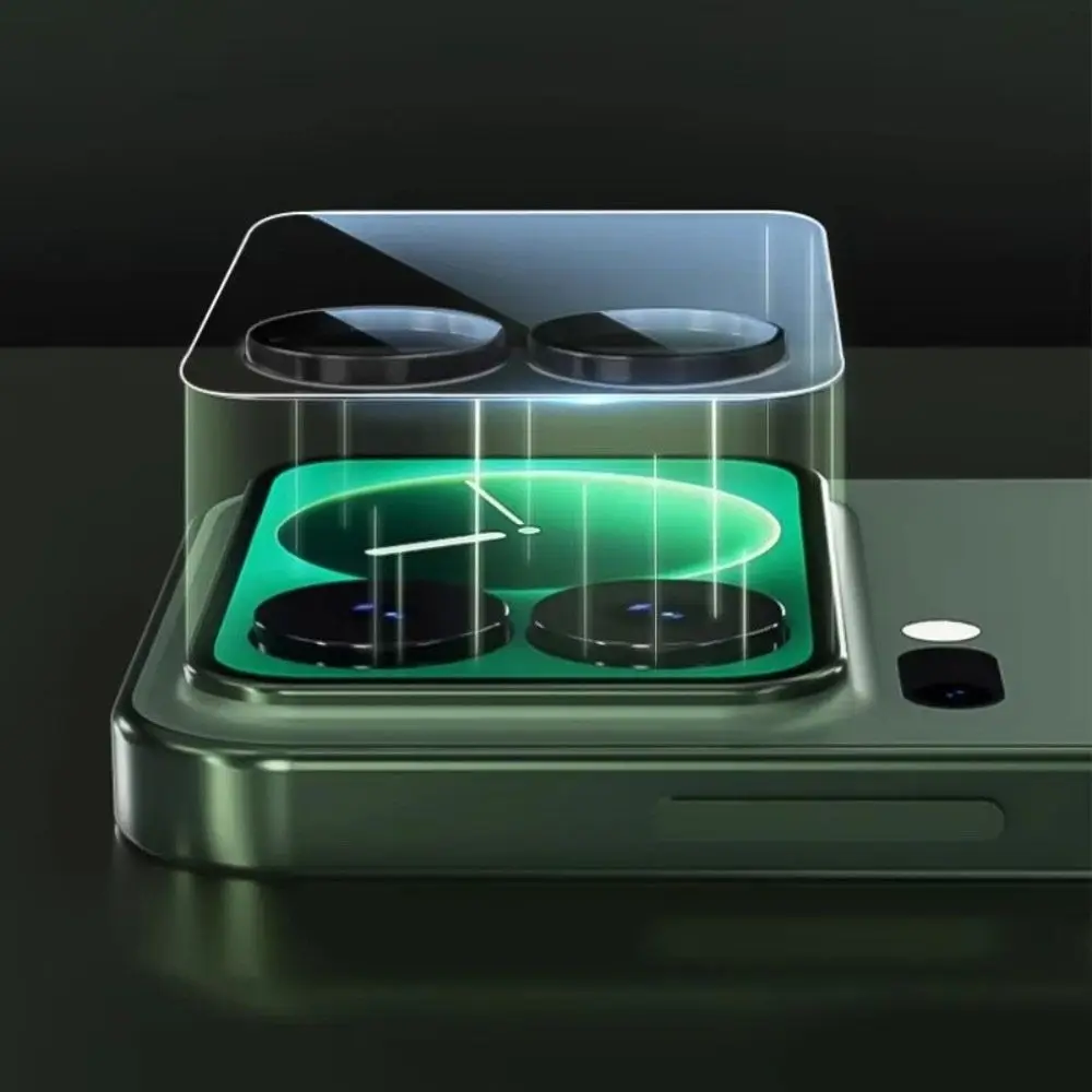 ثلاثية الأبعاد التغطية الكاملة عدسة حامي المضادة للخدش المعادن الزجاج المقسى غطاء عدسة الكاميرا 9H HD ل Xiaomi 17/17Pro/17 Pro Max #2