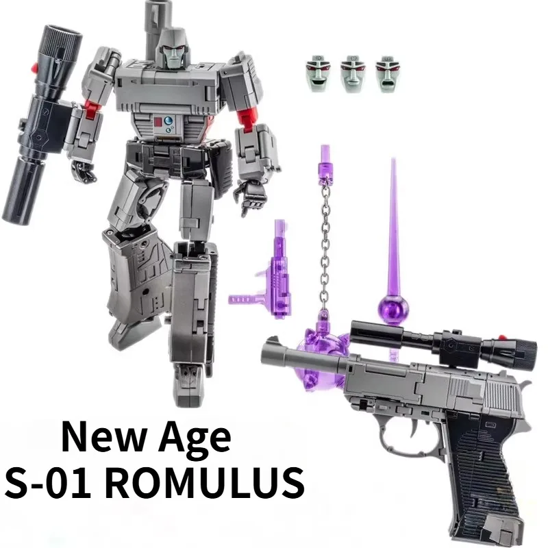 In Stock Transformation Newage NA S01 s-01 Small Scale Toy Robot Pistol - Authentic and Detailed Design