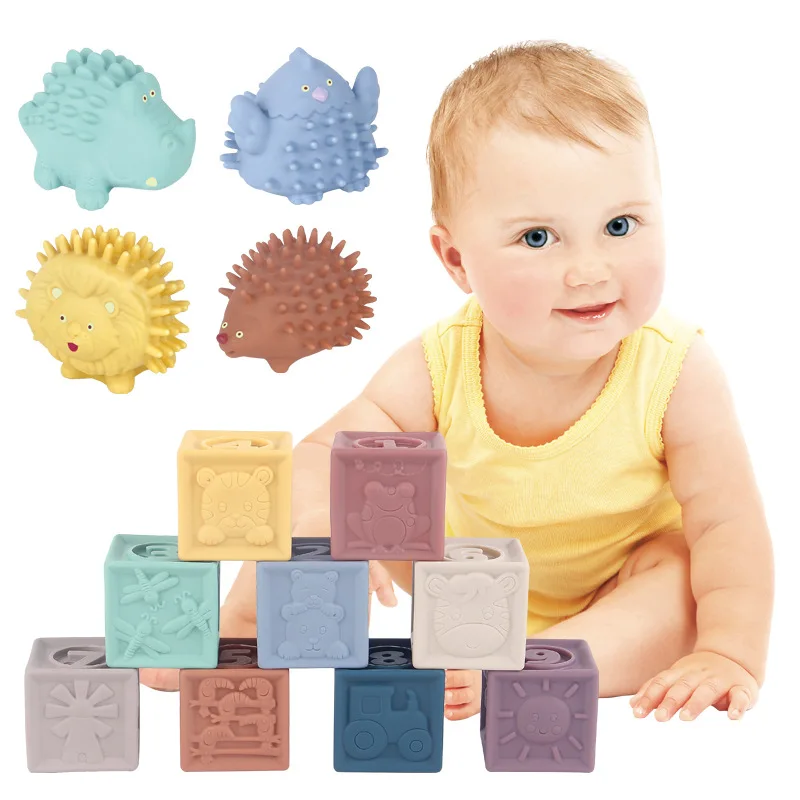 

Мягкая силиконовая рельефная игрушка для массажа животных для малышей и младенцев, когнитивный розвиток, водные игры, игры с песком