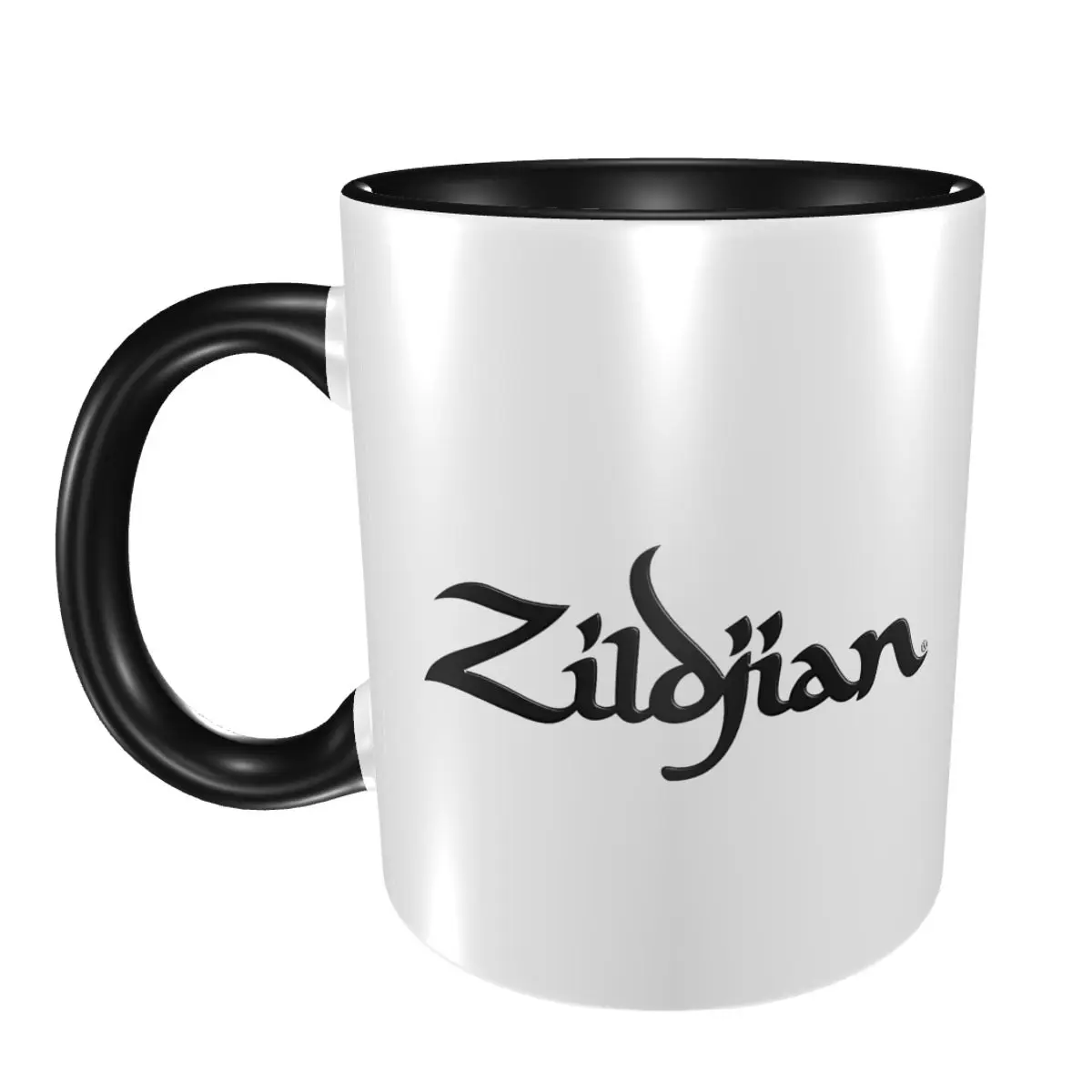 Zildjian Drums Drummer Drum Music Cymbals Percussion Mug Funny Ceramic Coffee Cups Tea Mugs Milk Drinkware Gifts for Woman Man